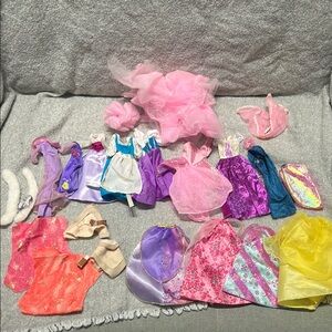 Vintage and newer barbie disney Princess Dresses, outfits etc- PRICE FIRM!
